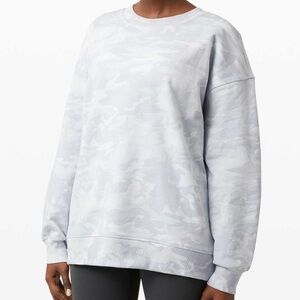 Lululemon Perfectly Oversized Crew Incognito Camo Alpine Sweatshirt 10